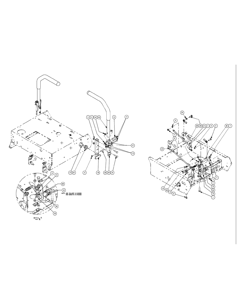 Steering Assembly (2008 And Before) Diagram and Parts List for ENFORCER48 53AH3AGN050-22HP Cub Cadet Lawn Tractor